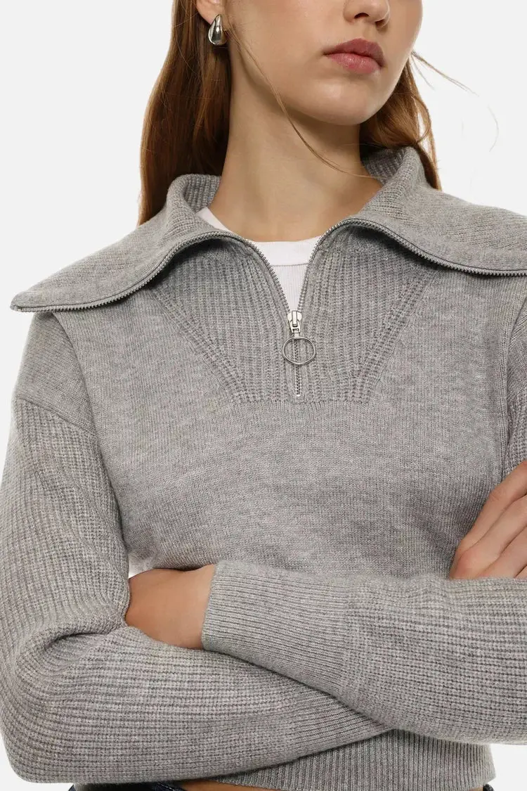 Zip neck jumper - Image 7